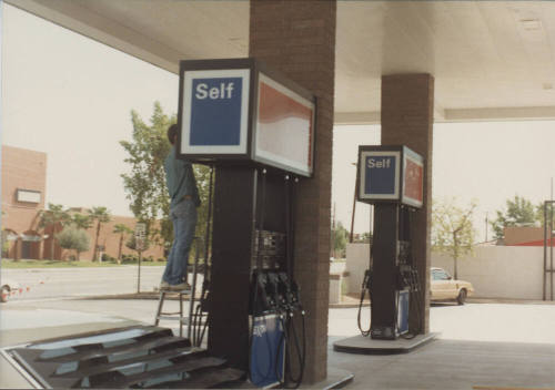 Denmar Exxon Gasoline Service Station - 809 South Rural Road - Tempe, Arizona