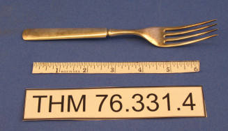 Silver plated salad fork
