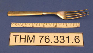Silver plated salad fork