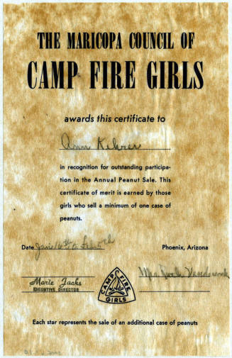 The Maricopa Council of Camp Fire Girls - Ann Kehrer