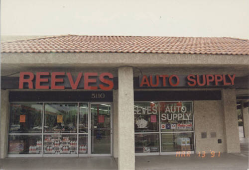 Reeves Auto Supply - 5110 South Rural Road - Tempe, Arizona