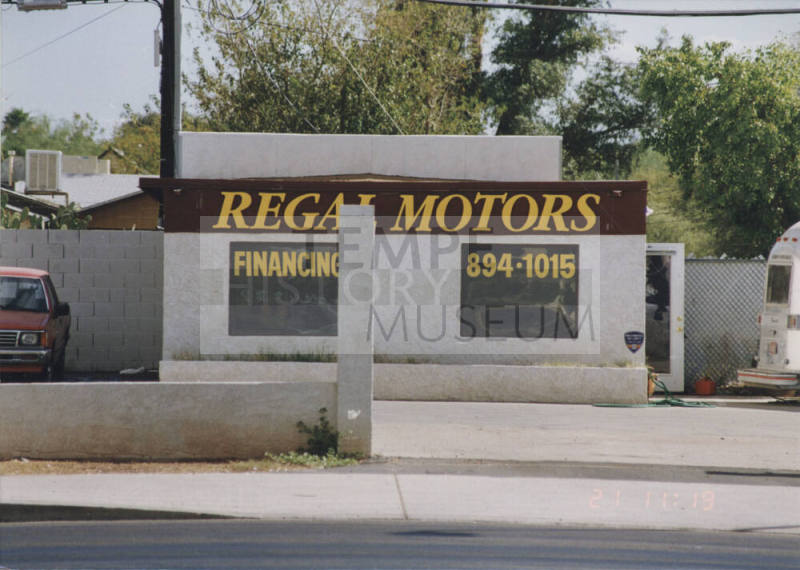 Regal Motors - 1015  North Scottsdale Road, Tempe, Arizona