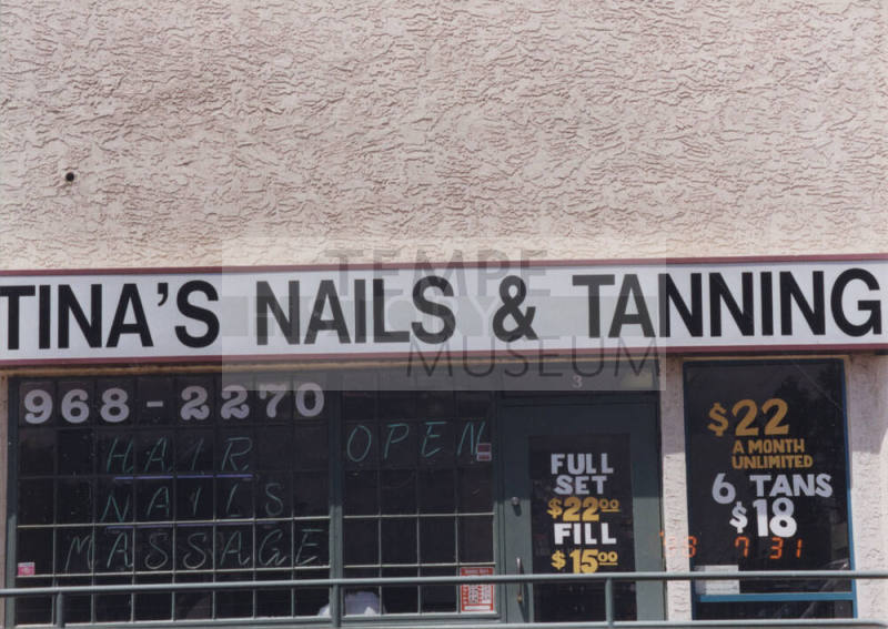 Tina's Nails & Tanning - 1126  North Scottsdale Road, Tempe, Arizona