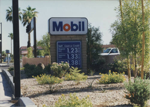 Mobil Gas Station   -  1925 North Scottsdale Road,  Tempe, Arizona