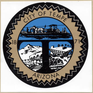 City of Tempe Logo Sticker.