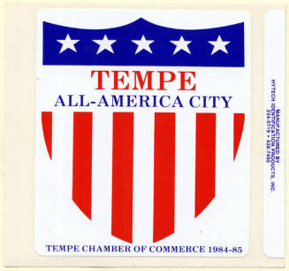 "Tempe All-America City" Sticker.