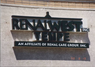 Renal West, Inc.  - 1405  West Southern Avenue, Tempe, Arizona