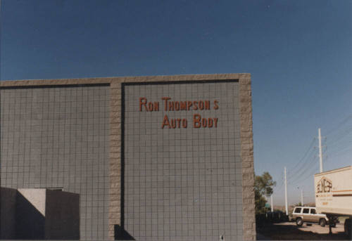 Ron Thompson's Auto Body - 950 North Stadem Drive, Tempe, AZ.