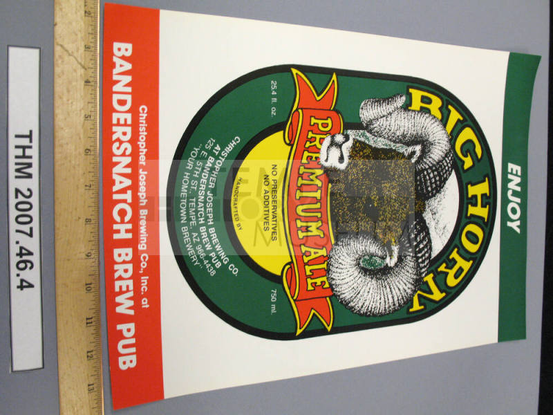 Big Horn Premium Ale, Bandersnatch Brewery Pub Poster.
