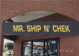 Mr. Ship N' Chek - 940 East University DRive, Tempe, AZ.