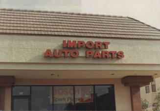 Import Auto Parts - 960 W. University Drive, Tempe, AZ.