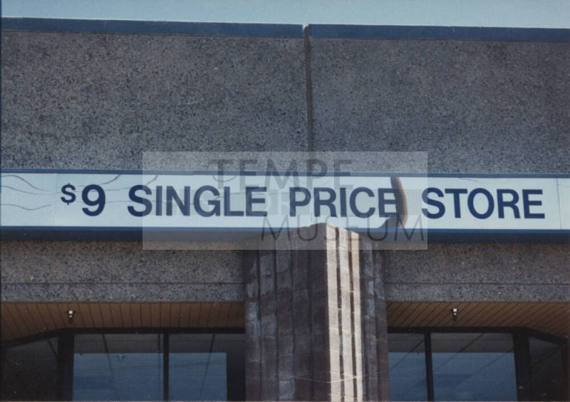 $ 9 Single Price Store - 1301 East University Drive, Tempe, AZ.