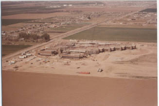Construction Photo, Corona Del Sol HIgh School Site From Southeast, 1975.