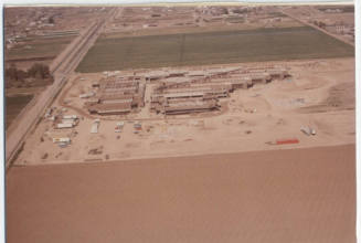 Construction Photo, Corona Del Sol HIgh School Site From South, 1975.