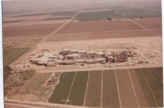 Construction Photo, Corona Del Sol HIgh School Site From West, 1975.