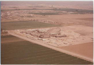 Construction Photo, Corona Del Sol HIgh School Site From Southwest, 1975.