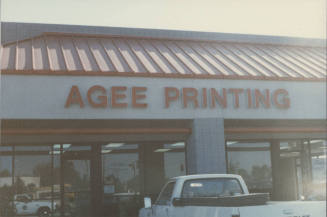 Agee Printing - 1335 West University Drive, Tempe, AZ.