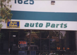 Auto Value Parts Store - 1625 West University Drive, Tempe, AZ.
