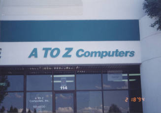 A To Z Computers - 1635 West University Drive, Tempe, AZ.