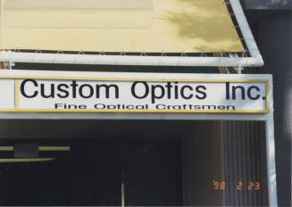 Custom Optics Inc. - 1797 West University Drive, Tempe, AZ.