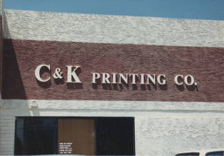C & K Printing Co. - 1828 East University Drive, Tempe, AZ.