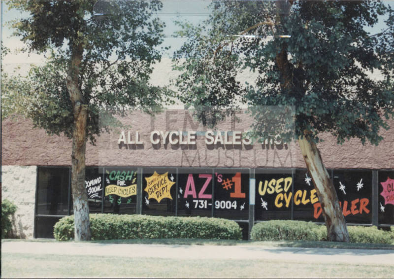 All Cycle Sales Inc. - 1850 East University Drive, Tempe, AZ.