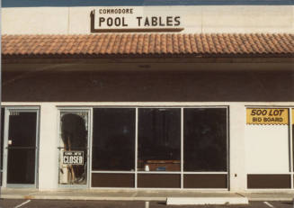 Commodore Pool Tables - 1934 East University Drive, Tempe, AZ.