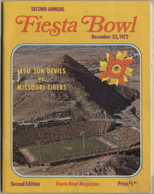 Second Annual Fiesta Bowl magazine (12/23/72)