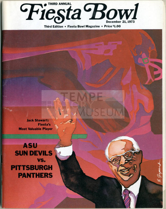 Third Annual Fiesta Bowl magazine (12/21/73)
