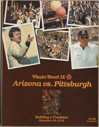 Fiesta Bowl IX Arizona vs Pittsburgh, December 25, 1979