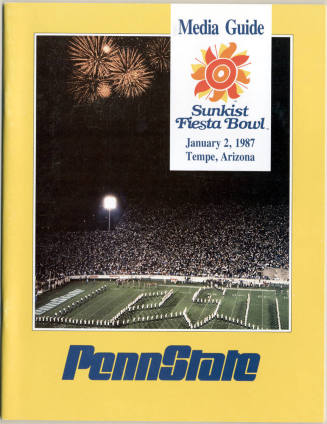 Media Guide Sunkist Fiesta Bowl 1987