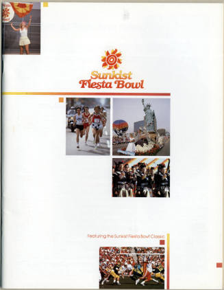Sunkist Fiesta Bowl Program, 1987