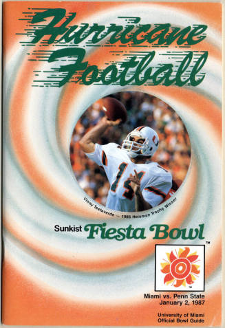 Hurricane Football - Sunkist Fiesta Bowl 1987