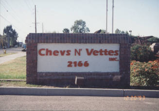 Chevs n' Vettes Inc. - 2166 East University Drive, Tempe, AZ.