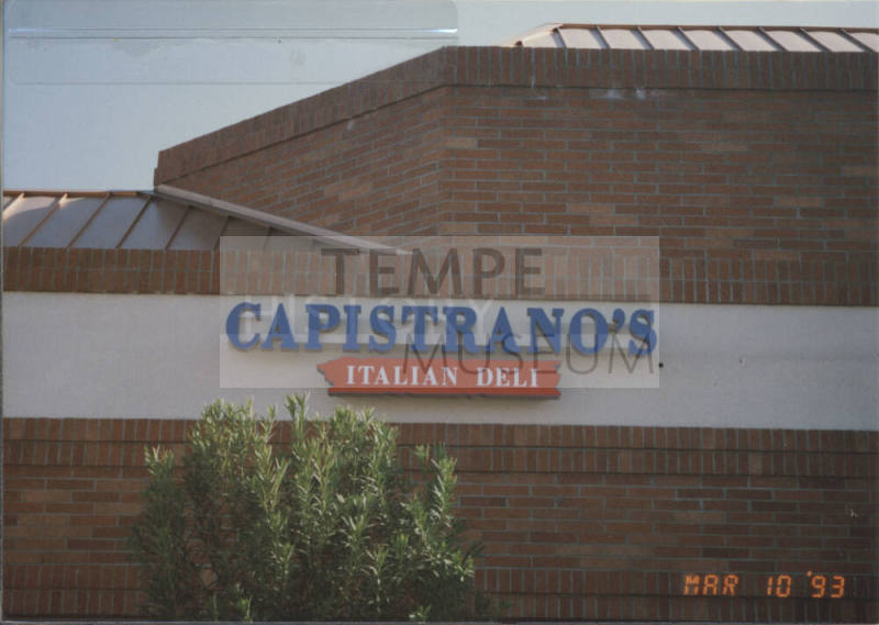 Capistrano's Italian Deli - 655 West Warner Road, Tempe, AZ.