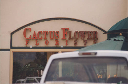Cactus Flower Florist - 1721 E. Warner Road, Tempe, AZ.