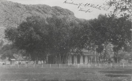 A.C. Webster Home at Base of Tempe Butte