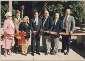 Tempe's 125th Anniversary Ribbon Cutting by City Council.