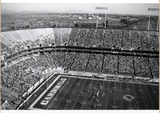 Photo of ASU Sun Devils Stadium During a Cardinals Game.