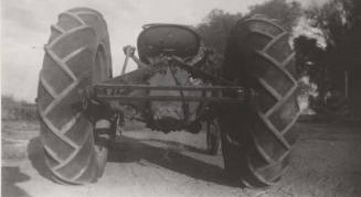 Rear View of Tractor