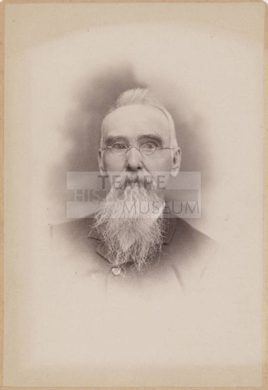 Shoulder, Man, White Beard and Glasses