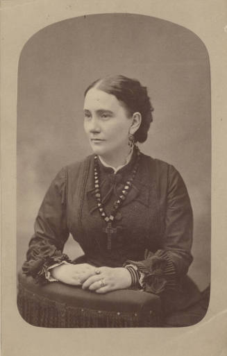 Portrait of Woman in Decorative Dress