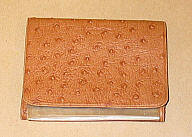 Faux aligator skin Tempe Beverage Store wallet with ID card for Mina King