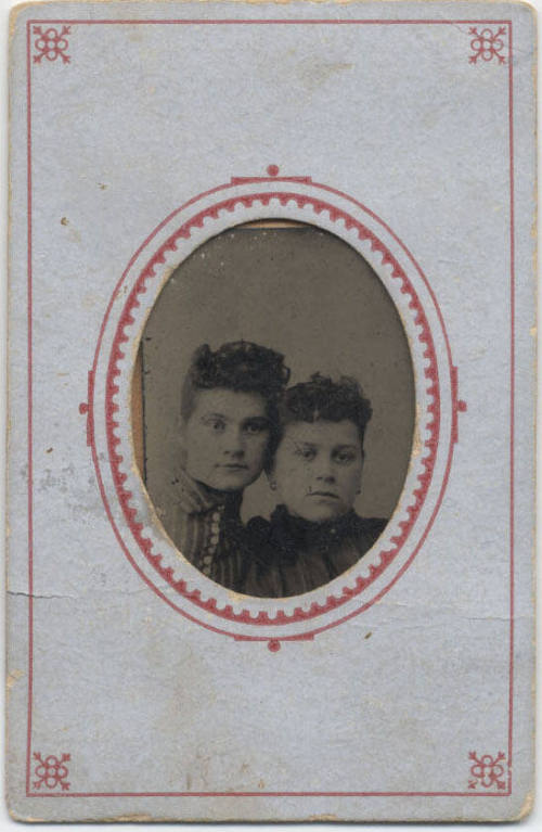 Head and Shoulders Portrait of 2 Women