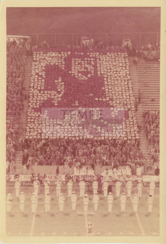 A.S.U. Football Game with Band 1960