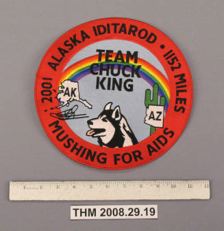 Team Chuck King Iditarod patch, 2001