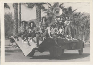 Band on Truck in Arizona State Teachers College Parade