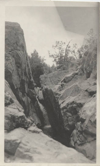 Waterfall at Brown Falls in Prescott, AZ
