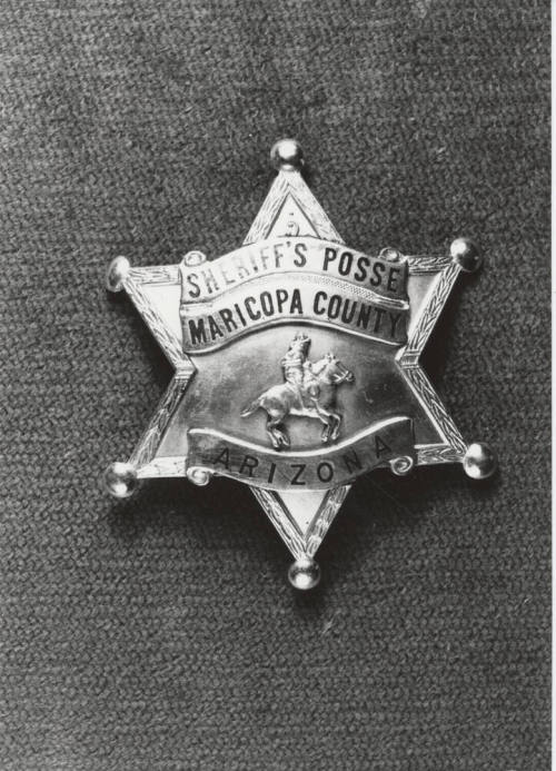 Sheriff's Posse Badge - Maricopa County