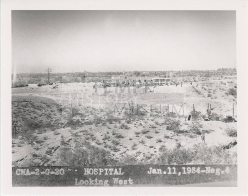 Cwa-Project-Arizona State Tuberculosis Sanitarium (aka Arizona State Welfare Sanitarium) on Curry Road.